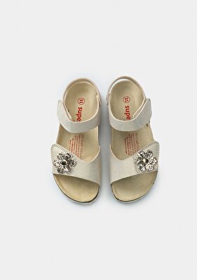 Superfit Altın Kız Çocuk Düz Sandalet