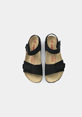 Superfit Siyah Erkek Çocuk Düz Sandalet