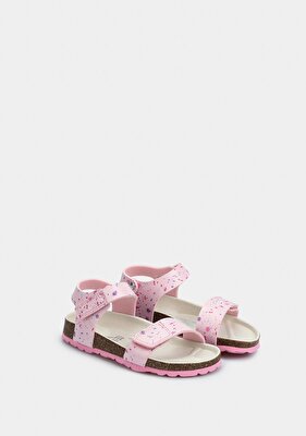 Superfit Pembe Kız Çocuk Düz Sandalet