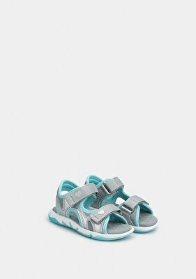 Superfit Gri Kız Çocuk Düz Sandalet