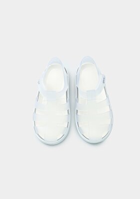 Igor Beyaz  Düz Sandalet