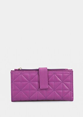 Provoq Mor  Provoq 504 Düz Mor Cüzdan