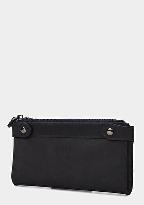 Carrera Siyah  Carrera CAR004 Siyah Hakiki Deri Cüzdan