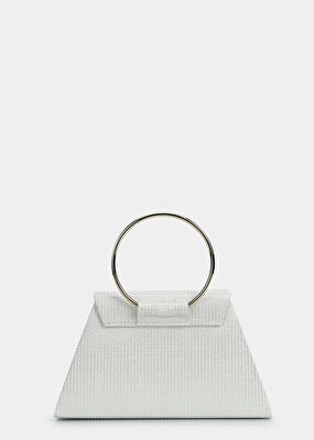 Provoq Beyaz Kadın Abiye Çanta