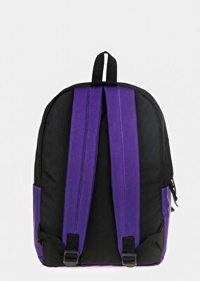 Kaukko Mor  KAUKKO BASIC DUBLE COLORS SIRT ÇANTASI MOR SİYAH