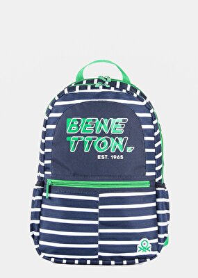 Benetton Lacivert  Benetton 03745 Lacivert Sırt Çantası
