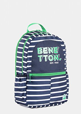 Benetton Lacivert  Benetton 03745 Lacivert Sırt Çantası