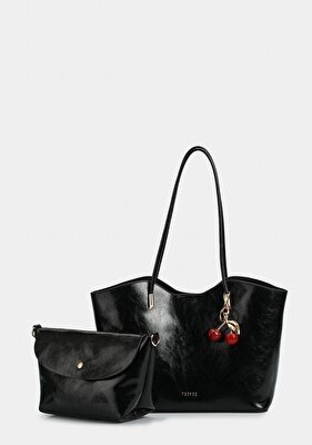 Provoq Siyah Kadın Omuz Çantası