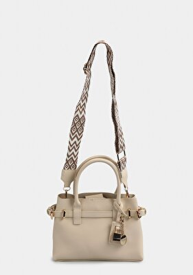 Provoq Krem Kadın Omuz Çantası