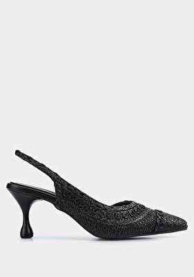 Provoq Siyah Kadın Ayakkabı