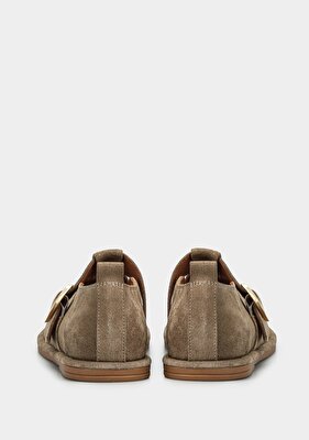 Provoq Vizon Deri Kadın Ayakkabı