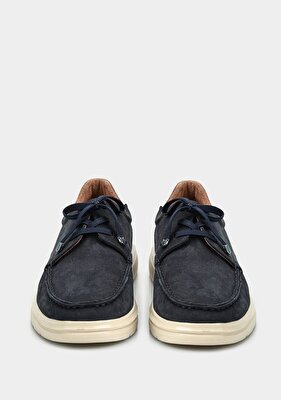 Provoq Lacivert Deri Erkek Ayakkabı