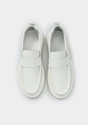 Provoq Beyaz Deri Erkek Ayakkabı