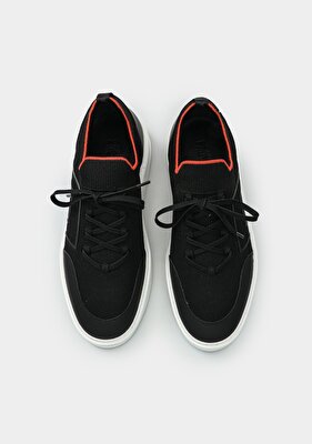 Provoq Siyah Deri Erkek Ayakkabı