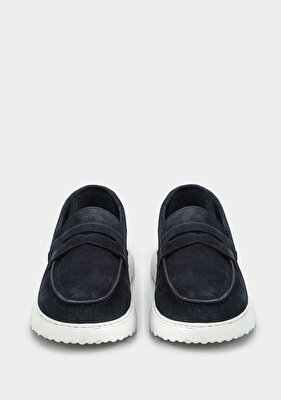 Provoq Lacivert Deri Erkek Ayakkabı