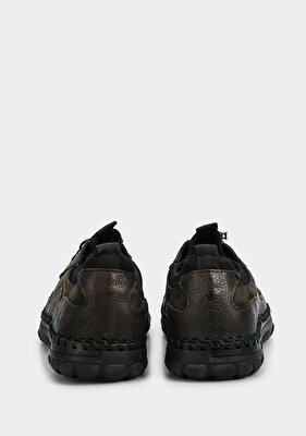 Provoq Haki Deri Erkek Ayakkabı