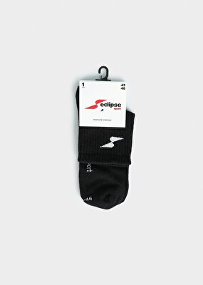 ECLIPSE SPORT Siyah  Eclipse Sport ES004 Siyah Quarter Tekli Çorap