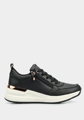 Skechers Billion 2 - Side Door Siyah Kadın Casual Ayakkabı 177336 Blk