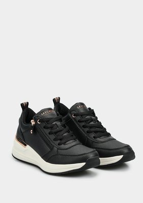 Skechers Billion 2 - Side Door Siyah Kadın Casual Ayakkabı 177336 Blk