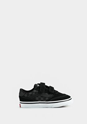 Vans Brooklyn Ls V Siyah-Koyu Gri Erkek Çocuk Sneaker Vn000D7Xkou1 