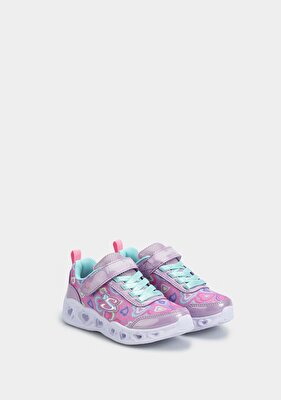 Skechers Heart Lights Boogie Love Renkli Kız Çocuk Sneaker 303257Llvmt