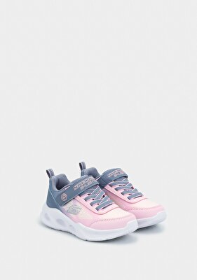 Skechers Sola Glow Ombre Deluxe Pembe Kız Çocuk Sneaker 303714Lgylp