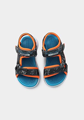 Skechers Multi Erkek Çocuk Işıklı Sandalet 401672L Ccor Sola Glow Sandal - Aquatastic