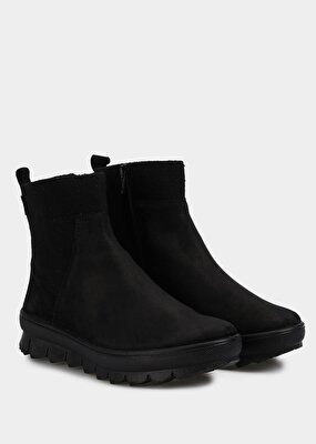 Legero Siyah Deri Kadın Outdoor Bot