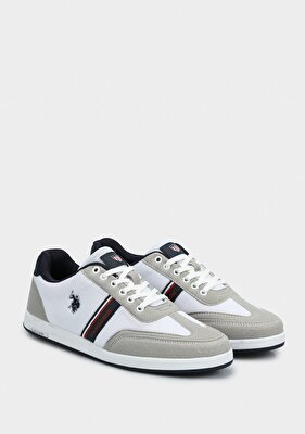 U.S. Polo Assn. Kares Beyaz Erkek Sneaker