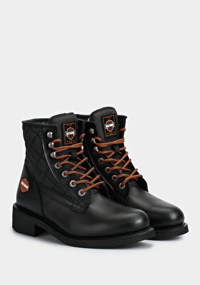 Harley Davidson Harley Davidson 025M100699 NEW WORKER MID BLACK // YAĞLI DERİ
