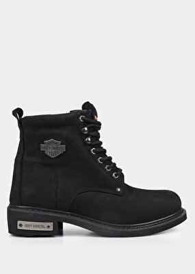 Harley Davidson Gibson Siyah Erkek Nubuk 025M100109