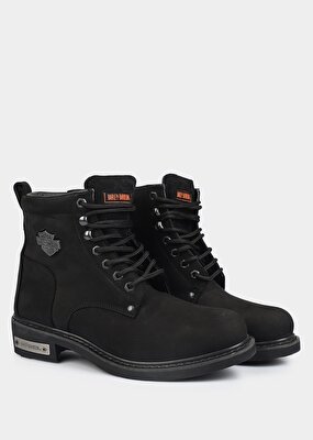 Harley Davidson Gibson Siyah Erkek Nubuk 025M100109