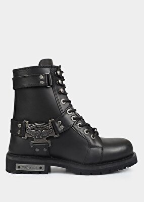 Harley Davidson Charles Siyah Erkek Deri Bot 025M100447 