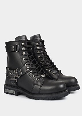 Harley Davidson Charles Siyah Erkek Deri Bot 025M100447 