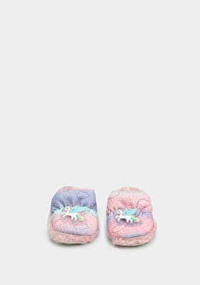 PELUCHE Pembe Kız Çocuk Ev Terliği