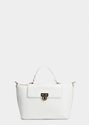 U.S. Polo Assn. Beyaz Kadın Çapraz Çanta