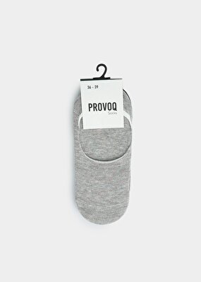 Provoq Multi  Provoq Çorap Gri-Beyaz-Siyah 3'lü patik 36-39