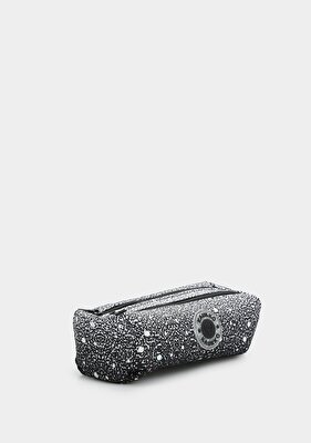 Kaukko Siyah  KAUKKO DOTS DUAL KALEM ÇANTASI BLACK