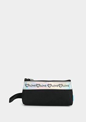 Kaukko Siyah  KAUKKO MIRROR BAGGY KALEM ÇANTASI SİYAH