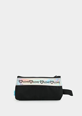 Kaukko Siyah  KAUKKO MIRROR BAGGY KALEM ÇANTASI SİYAH