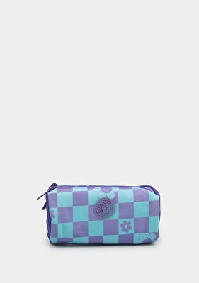 Kaukko Lila  KAUKKO NATURE SOFT DUAL KALEM ÇANTASI LILAC-BLUE