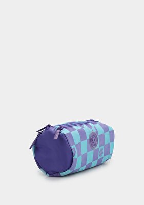 Kaukko Lila  KAUKKO NATURE SOFT DUAL KALEM ÇANTASI LILAC-BLUE