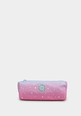 Kaukko Pembe  KAUKKO DOTS DUAL KALEM ÇANTASI PINK