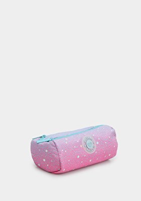 Kaukko Pembe  KAUKKO DOTS DUAL KALEM ÇANTASI PINK