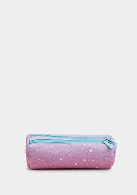 Kaukko Pembe  KAUKKO DOTS DUAL KALEM ÇANTASI PINK