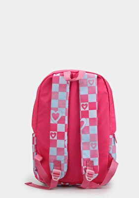 Kaukko Pembe  KAUKKO NATURE SOFT SIRT ÇANTASI PINK-BLUE