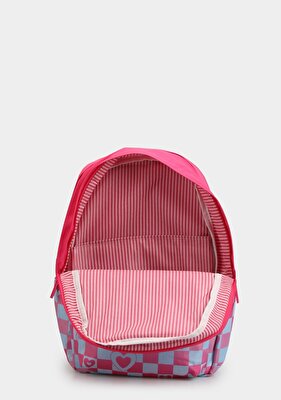 Kaukko Pembe  KAUKKO NATURE SOFT SIRT ÇANTASI PINK-BLUE