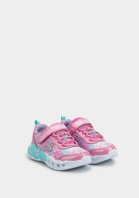 Skechers Infinite Heart Lights Pembe Kız Çocuk Sneaker 303261L Pkmt