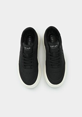 LUFIAN Petra Siyah Kadın Sneaker