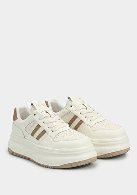 LUFIAN ELORA Bej Kadın Sneaker